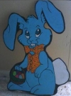 Light Blue Easter Bunny