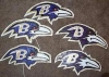 Purple & Gold Ravens Head